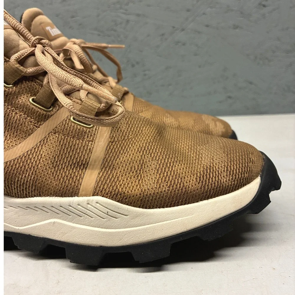 Timberland Brooklyn Aerocore Mesh Oxford Sneakers Mens 8.5 Brown Hiking Trail
